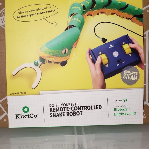 New Remote controlled Snake Robot Kiwi Co. KiwiCo LED Circuits Biology Snakes - Picture 4 of 14